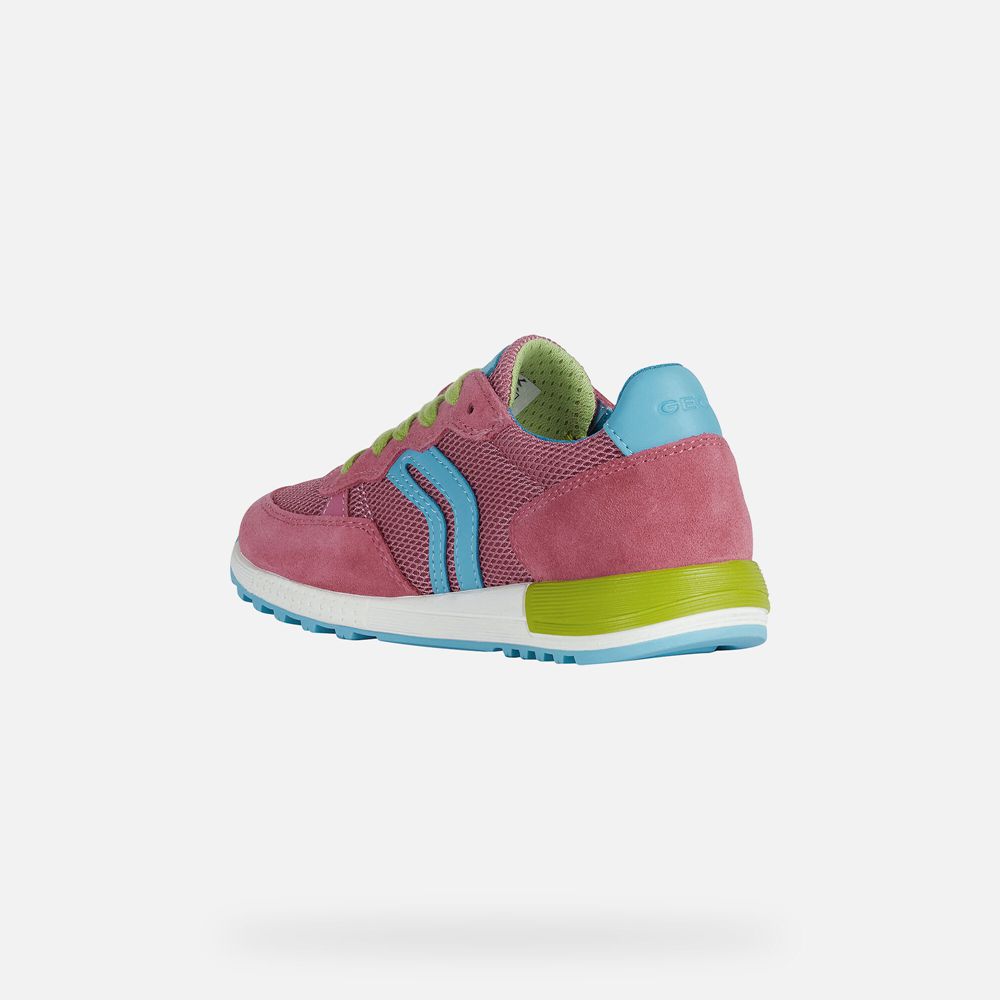 Geox Sneakers Pink Alben - Geox Girls Shoes - BEJAIY516